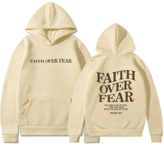 Faith Overcomes Fear Hoodie
